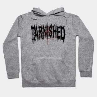 Tarnished black metal font Hoodie